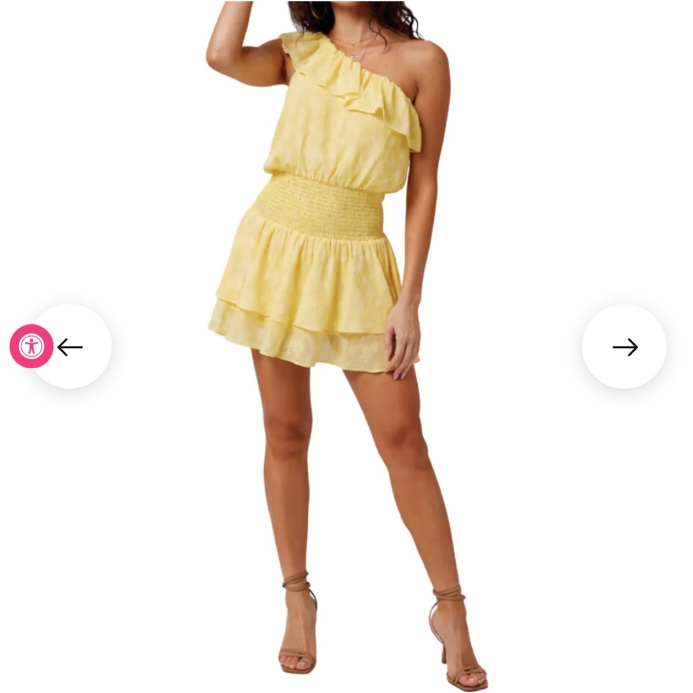 RAYS FOR DAYS ANTONETTE LEMON DROP ROMPER in size S